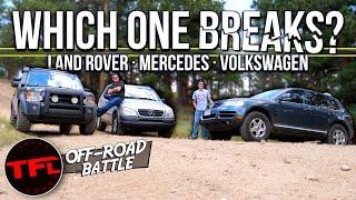 Whats The Best Budget Off-Roader For $5000? I Find Out By BREAKING One ML vs. LR3 vs. Touareg