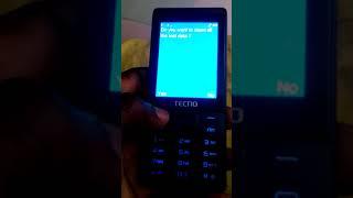 Hard reset for tecno t528.