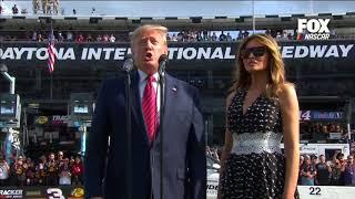 President Trump Delivers Gentlemen Start Your Engines to Kick Off Daytona 500