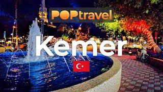 KEMER Turkey  - Night Tour - 4K 60fps UHD