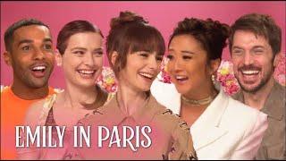 Emily in Paris Cast REACTS to SPOILERs PREGNANCY and Season 4 BABY? Exclusive