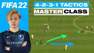 Advanced 4-2-3-1 Attacking and Defensive Custom Tactics  FIFA 22 Masterclass