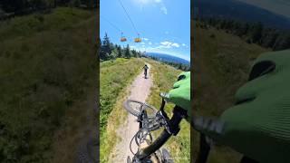 One Lap down Klinovec with my @insta360 X4  #insta360 #insta360x4 #mtb