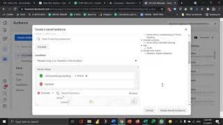 Creating Facebook Audiences in FB Business Manager