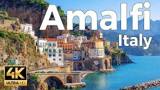 Amalfi Italy Walking Tour 4k Ultra HD 60fps - With Captions