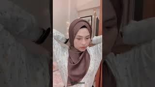 Tutorial Phasmina Simple No Jarum Pentul CasualFormal #tutorialhijab #tutorialphasmina #fypシ