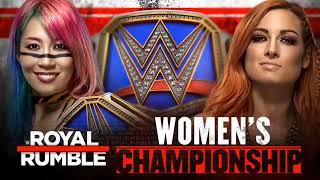 WWE Royal Rumble 2019 Match Card HD