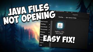 How to Open Java Files that Wont Open OptifineShadersForge