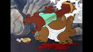 Every Time Papa Bear Hits or Attempts to Hit Junyer Bear in Looney Tunes 1944-2023