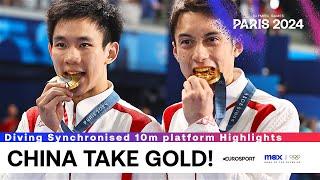 China wins Olympic diving gold No. 2   #Paris2024 #Olympics