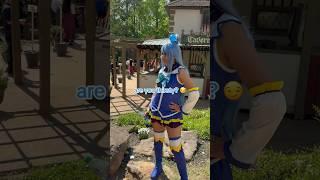 Kazuma is thirsty  #anime #konosuba #cosplay #aqua  #konosubafantasticdays