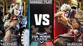 NUMBER 1 RANKED VALKYRIE VS NUMBER 1 RANKED SHAOLIN