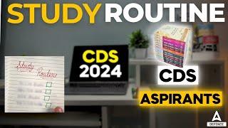 Clear CDS 2 2024 Exam Self Study Timetable & Preparation Tips  CDS Selection Routine
