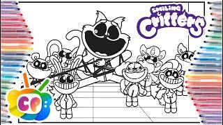 CATNAP is NOT a MONSTER coloring page  Smiling Critters New Characters  Poppy Playtime Chapter 3