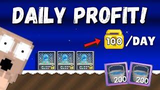 HOW TO PROFIT 1DLDAILY  WITH UNDERSEA BLAST  Growtopia How To Get Rich 2021 TriggerFear