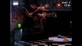 FNAF 2 Withered Foxy Jumpscare  BUT SLOWED