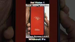 How to Unlock Itel Vision 1 Phone if Forgot Password How to Unlock Itel Vision 1after Factory Reset