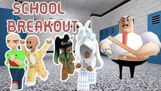 BOBBY AND PABLO PLAYING GREAT SCHOOL BREAKOUT ALL PARTS  Roblox Funny Moments