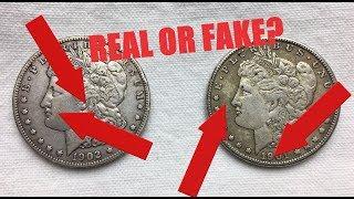 How can I tell if my Morgan Silver Dollar is real or fake?