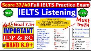 IELTS LISTENING PRACTICE TEST 2024 WITH ANSWERS  26.07.2024