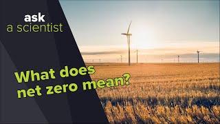 What is net zero?  Ask a Scientist