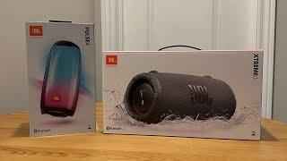 JBL Pulse 4 & Xtreme 3 unboxing + bass test Partyboost