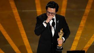 Ke Huy Quan wins best supporting actor Oscar decades after childhood stardom struggle to find work