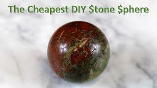 Stone Spheres- The Cheapest Way DIY