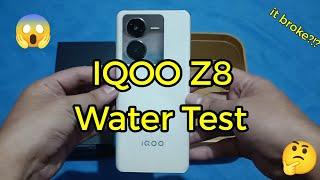 Iqoo Z8 Water Test can it survive a 2 mins water test? 