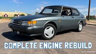 Rebuilding the Engine in My Saab 900 in 10 Minutes