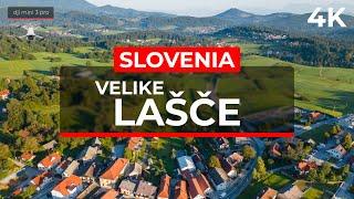 Slovenia - Velike Lašče - Drone 4K video