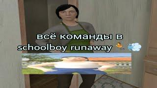 все команды в терминал schoolboy runaway