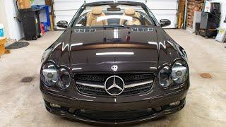 The ultimate Mercedes SL55 AMG exhaust setup sounds insane 5 minutes of supercharged V8 bliss...