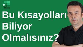 #Excel Excel Kullanıcılarının bilmesi gereken 3 kısayol- 928.video  Ömer BAĞCI