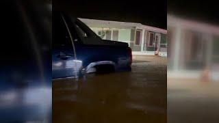 Locals share images video of extensive flooding on Kauai