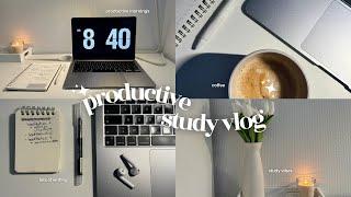 Productive study vlog  planning study mornings lots of writing pinterest