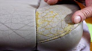 How To Correctly Repair Damaged & Cracked Car Leather Seats