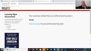 Learning Style Quiz Instructions