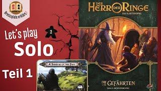 Der Herr der Ringe Das Kartenspiel LCG – Saga Teil 1 Solo Lets Play