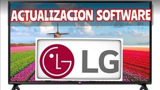 como actualizar software firmware de Smart Led tv LG modelo 49LJ5500 y similares