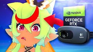 Expressive Facetracking mit Webcam für 3D-VTuber mit VBridger + NVidia