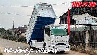 DUMP TRUK MBOIS ISUZU ELF NMR EURO 4 TERBARU 2023  JAGAPATI CREW