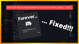 Discord update loopinginstall error... FIXED