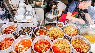 UNSEEN Chinese Street Food BREAKFAST TOUR in DEEP Sichuan China  STREET FOOD Tour through China