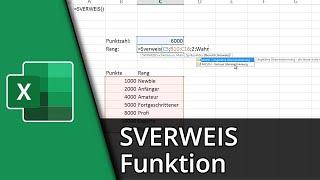 Excel SVerweis Funktion  =SVERWEIS  Tutorial