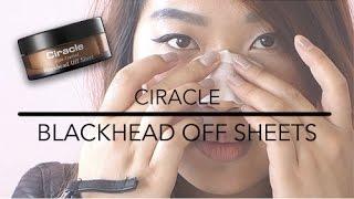 HOW TO  Ciracle Blackhead Off Sheets