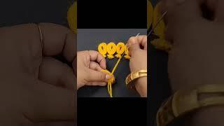 DIY Woolen flower making trick @Easyartncraft. #diy #shorts #viral #craft #woolencraft