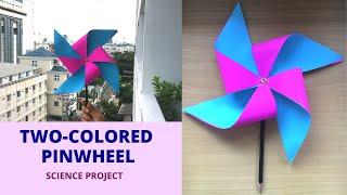 PAPER PINWHEEL  Step by Step Guide on How to Make a Pinwheel  Science Project