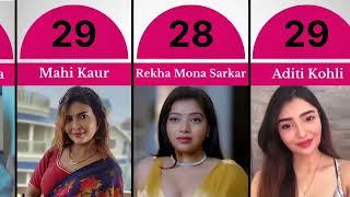 All Famous Ullu Web series Actress Name And age 2023 web series actress name with photo। #webseriesl