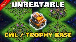 NEW UNBEATABLE TH7 BASE LAYOUT   TH7 WARCWLTROPHY PUSHING BASE WITH LINK 